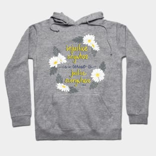 Martin Luther King quote, yellow and grey Hoodie